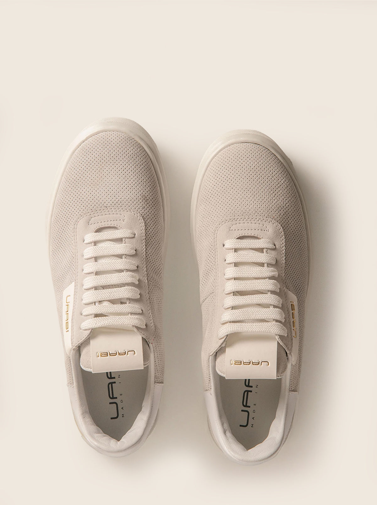 Sneaker GLAAD G2 en gris claro, vista cenital