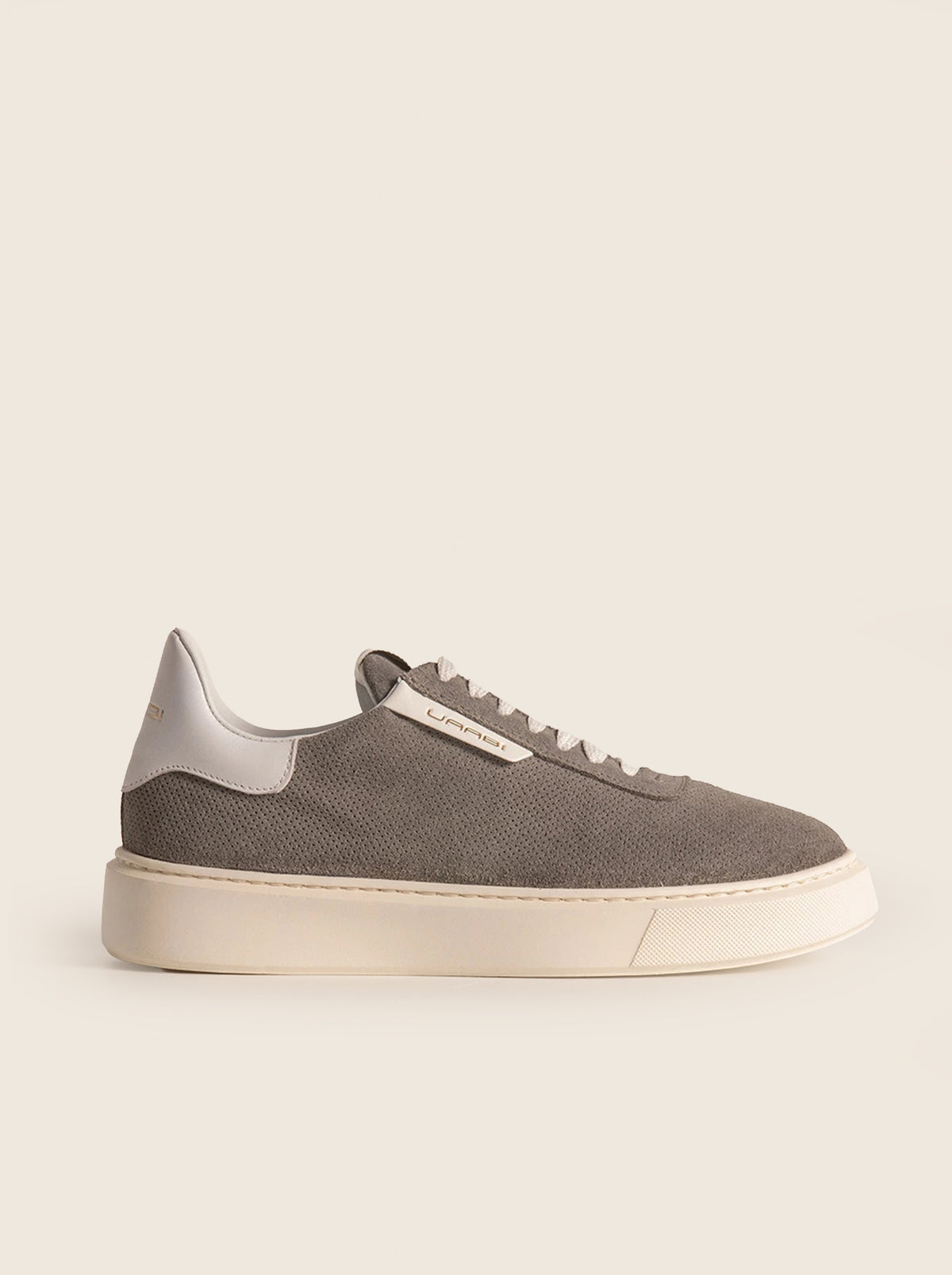 Sneaker GLAAD G5 en gris medio, vista lateral